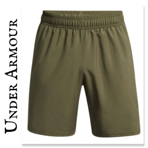 New Under Armour WOVEN WDMK SHORTS green - Picture 1 of 10